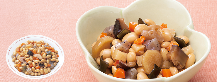 大豆と野菜の煮豆っ子