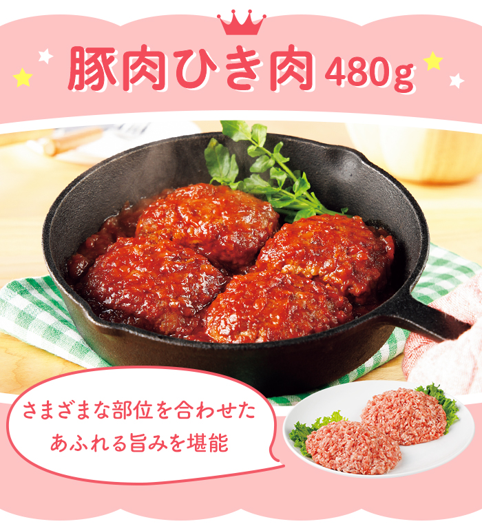 豚肉ひき肉480ｇ