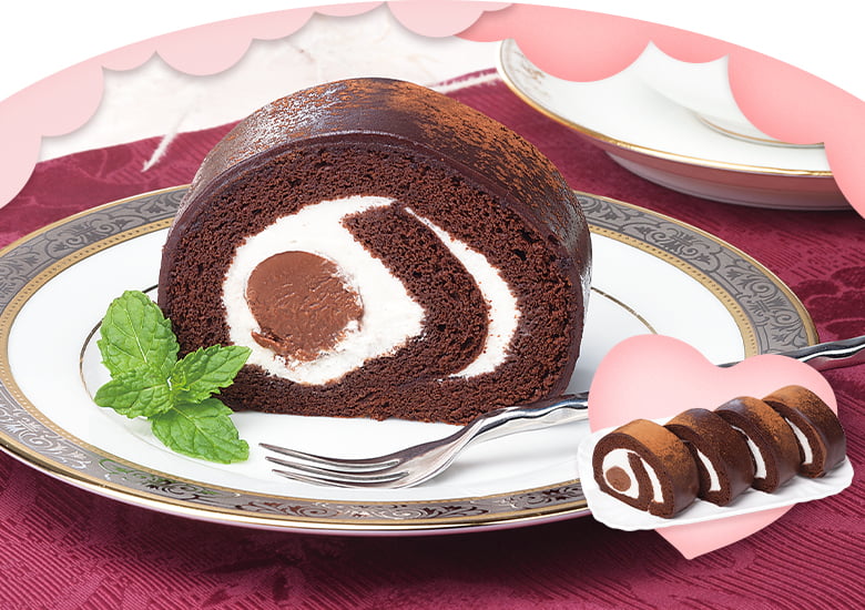 生チョコロールケーキ