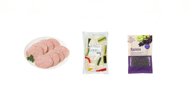 こちらも合わせて華やかに