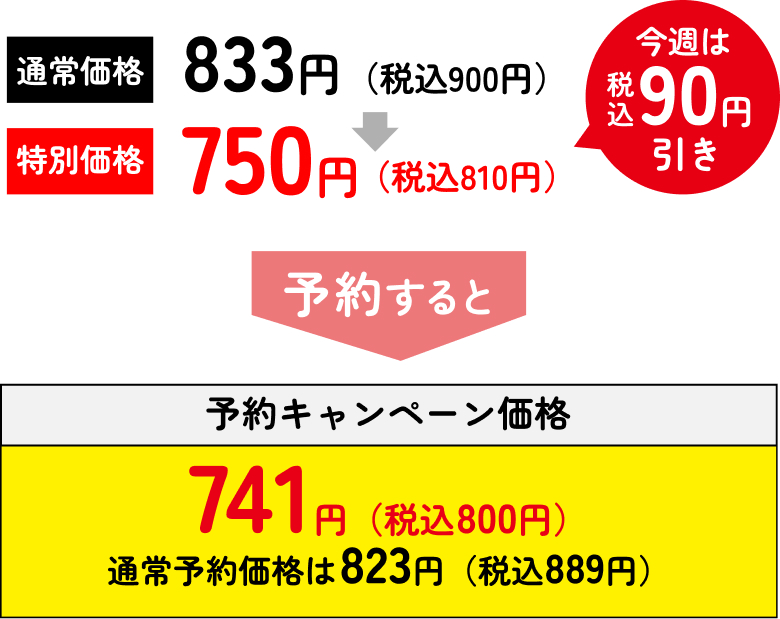 予約キャンペーン価格1,314円（税込1,419円）