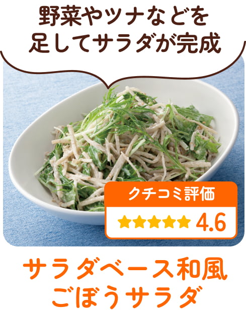 サラダベース和風ごぼうサラダ
