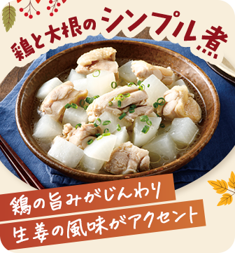 鶏と大根のシンプル煮