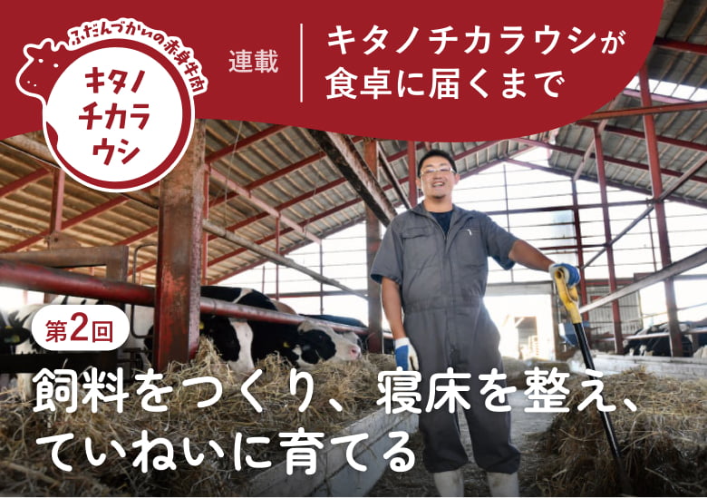 キタノチカラウシが食卓に届くまで 第3回 健康に育てることが、おいしさにつながる