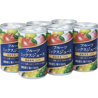 5種の国産フルーツミックスジュース6缶