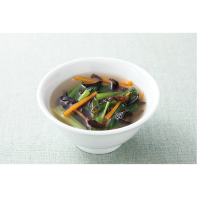 きくらげと小松菜の中華スープ