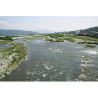 南アルプスから流れる天竜川の支流・三峰川（みぶがわ）