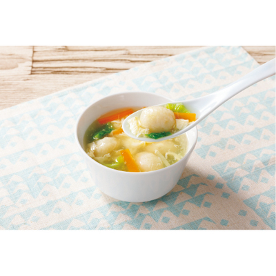 お魚ボールの中華スープ
