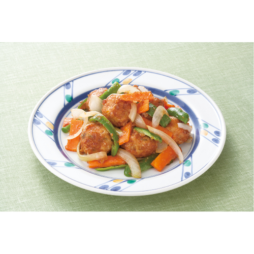 豆腐団子と野菜の炒め物