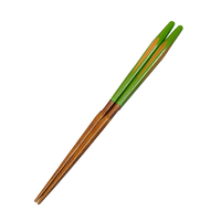 うるし塗りエレガント箸　緑　23cm