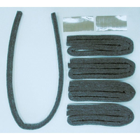 レンジフードの溝用　黒い吸油テープ（1m×5本入）