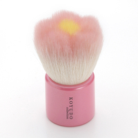 熊野筆　フラワー洗顔ブラシ　ピンク
