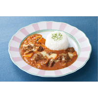 薄切牛肉の簡単チーズカレー