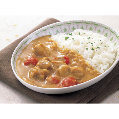 鶏肉とミニトマトのミルクカレー