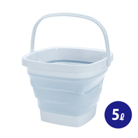 スクエア折りたたみバケツ　5L