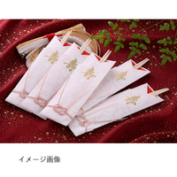 国産ひのき祝箸　千羽鶴　5膳組
