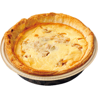 チキンと白葱の照り焼き風キッシュ