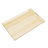 ひのき軽量大判まな板　48×30