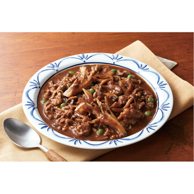 きのこたっぷりビーフシチュー