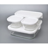 iwaki耐熱ガラス重ねパックシステム4　4点組