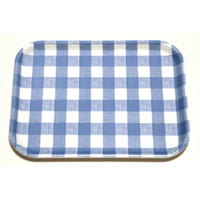 ノンスリップトレー　チェック柄