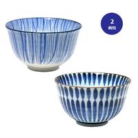 縁起とくさ多用碗　2柄組