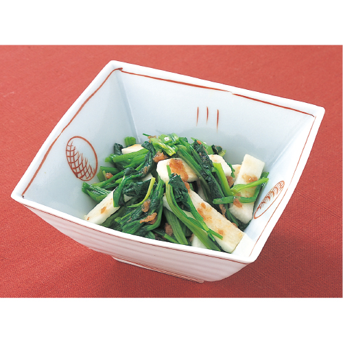 セリと長いもの和えもの