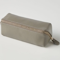 ラムレザーメガネケース　グレージュ