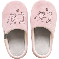 おかべてつろう　スリッパ　ピンク