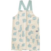 おかべてつろう　エプロン　ベージュ