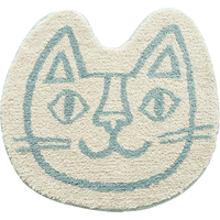 おかべてつろう　インテリアマット　ベージュ