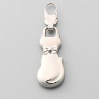 ネコ型ファスナーの引き手　2個セット