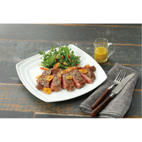 ガーリックステーキ　りんごサラダ添え