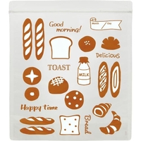 パンのおうち　冷凍保存袋　4枚組