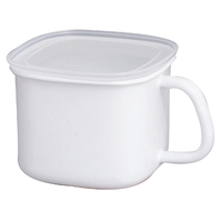 角型みそポット　アイボリー