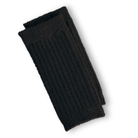 カシミヤ＆ラムショート丈レッグウォーマー1組ブラック