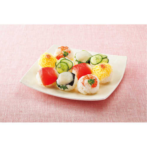 ラップでかんたん手まり寿司