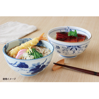 美濃焼染付軽〜い丼2柄組