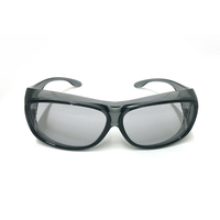 花粉対策用　調光オーバーグラス　クリアグレー