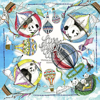 超撥水風呂敷ながれ　パンダ