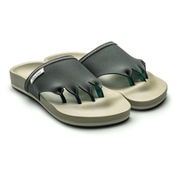 5本指エクサルームサンダル610　グレー×ミント　M