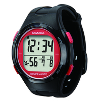 YAMASA電波時計内蔵　ウォッチ万歩計　TM—510