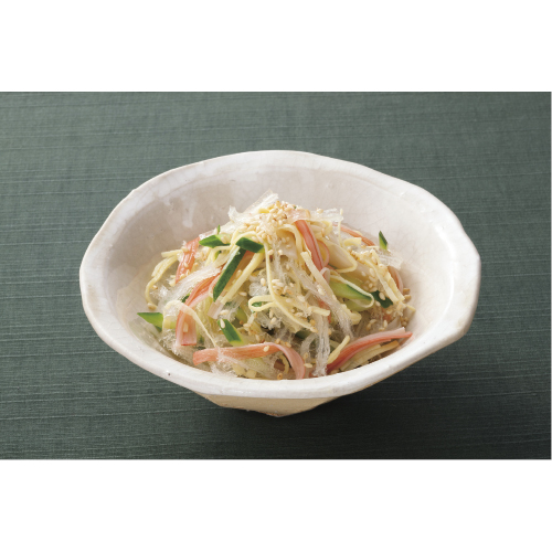 糸寒天ときゅうりの酢の物