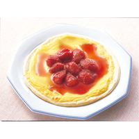 いちごソースピザ