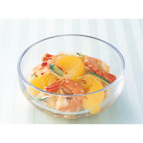 甘夏とえびのサラダ