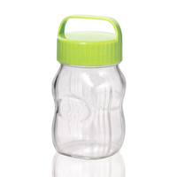 フルーツシロップびん　グリーン　1L