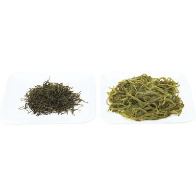 戻すと約３倍の体積になります（重量比では約10倍）