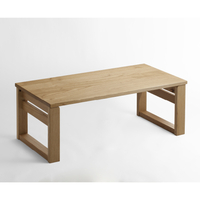 宅配＿栗材折りたたみ小机　ナチュラル