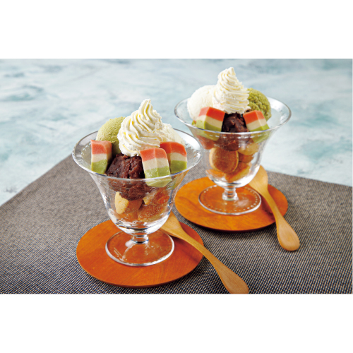 なま麩パフェ（トッピングの際はレンチンで温めて）