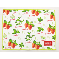 水切りマット　ハーブ＆ストロベリー